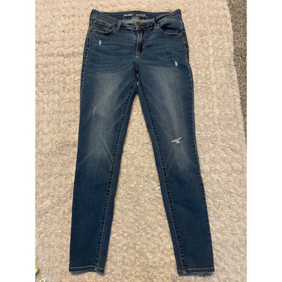 Women’s Old Navy Rockstar Mid-Rise Jeans, Size 6, inseam 28 - Picture 1 of 2